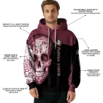 florida state seminoles sugar skull garnet black hoodie best selling