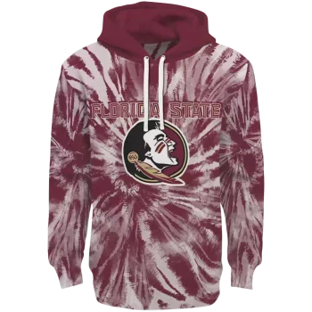 florida state seminoles tie dye pattern garnet hoodie best selling