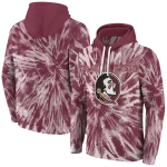 florida state seminoles tie dye pattern garnet hoodie best selling
