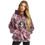 florida state seminoles tie dye pattern garnet hoodie best selling