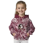 florida state seminoles tie dye pattern garnet hoodie best selling