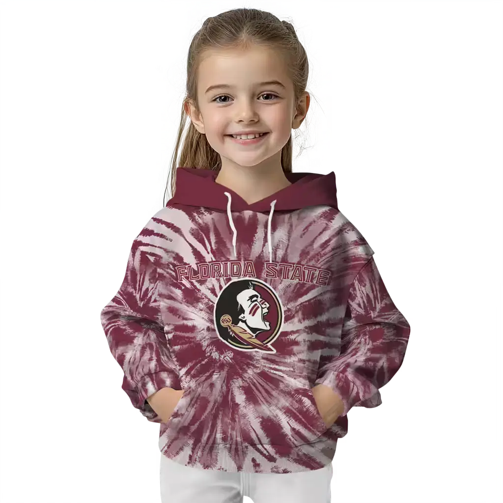 florida state seminoles tie dye pattern garnet hoodie top rated florida state seminoles tie dye pattern garnet hoodie top rated