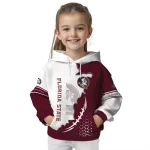 florida state seminoles triangular pattern garnet white hoodie best selling