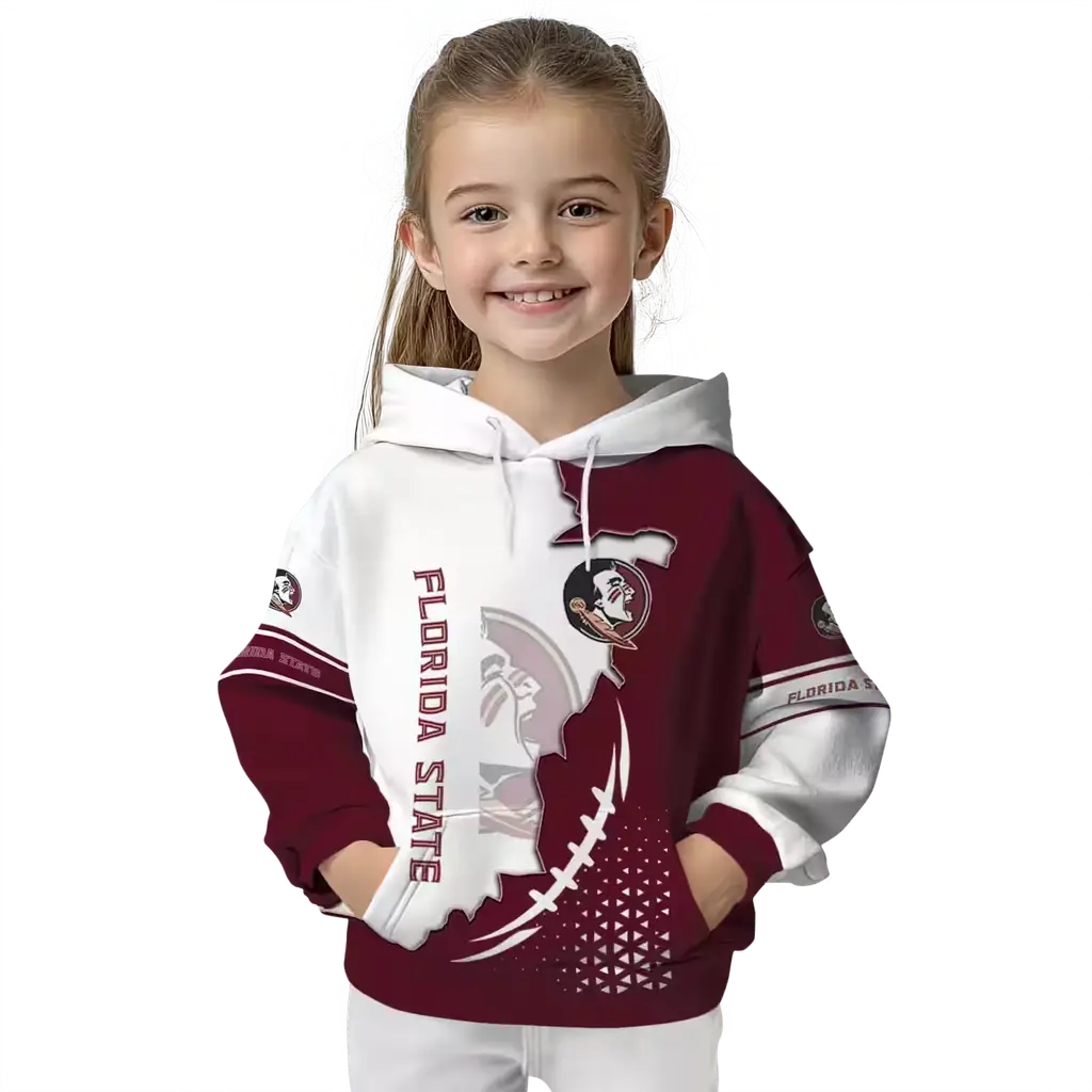 florida state seminoles triangular pattern garnet white hoodie top rated florida state seminoles triangular pattern garnet white hoodie top rated