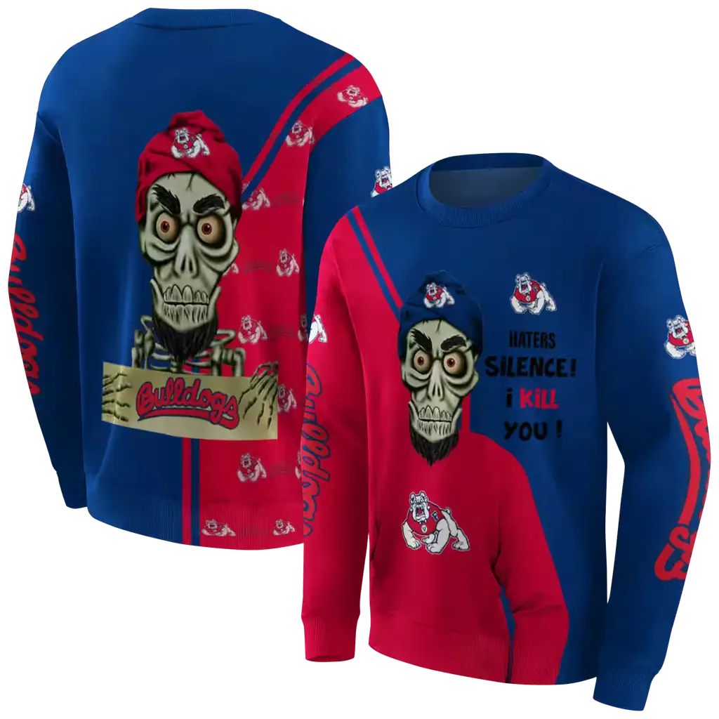 fresno state bulldogs achmed skull red hoodie premium grade fresno state bulldogs achmed skull red hoodie premium grade
