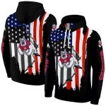 fresno state bulldogs american pride black hoodie best selling