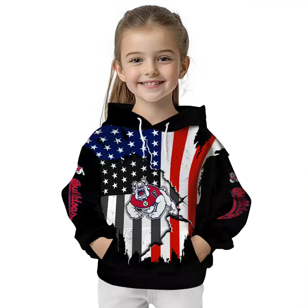 fresno state bulldogs american pride black hoodie top rated fresno state bulldogs american pride black hoodie top rated