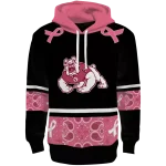 fresno state bulldogs awareness ribbon black pink hoodie best selling