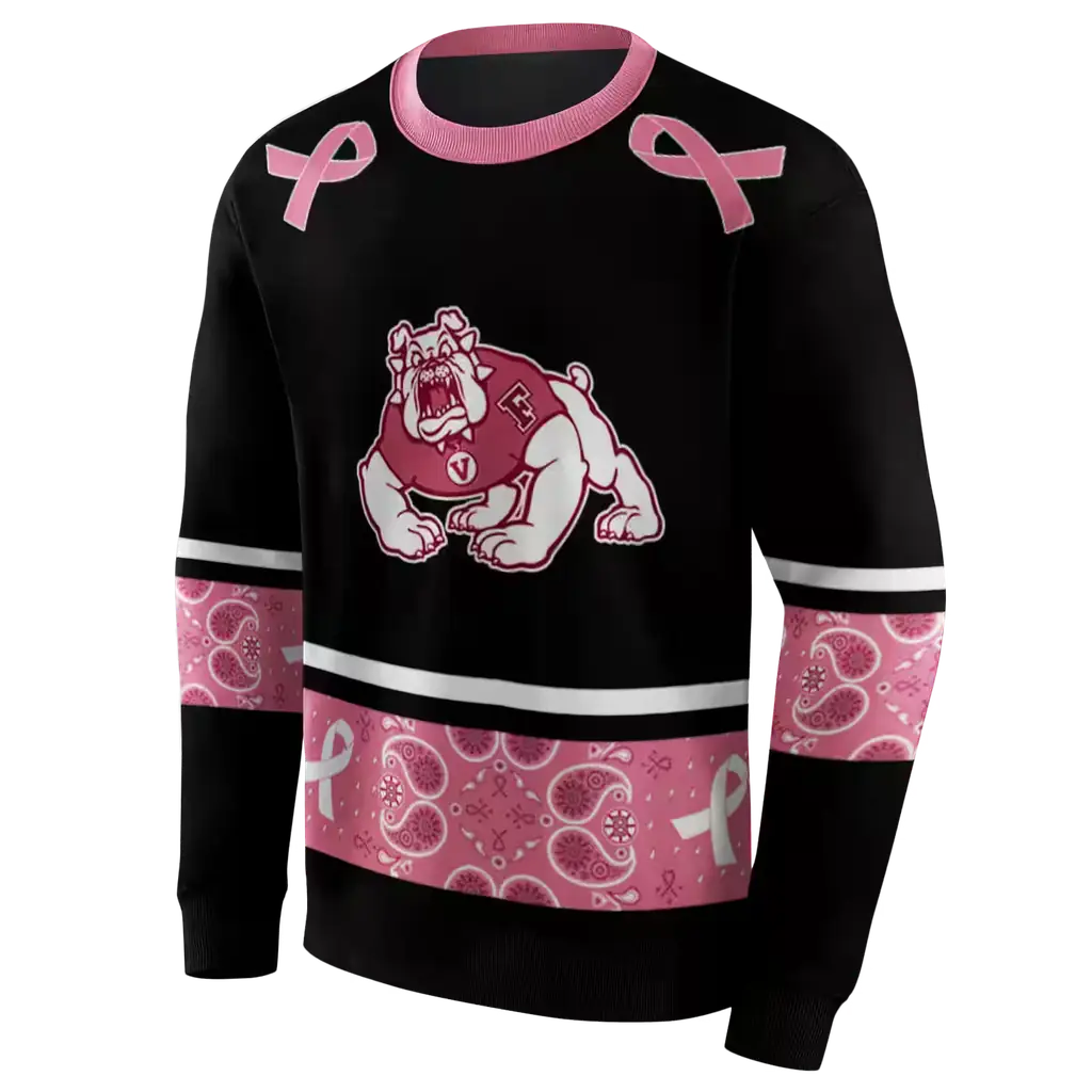 fresno state bulldogs awareness ribbon black pink hoodie new arrival fresno state bulldogs awareness ribbon black pink hoodie new arrival