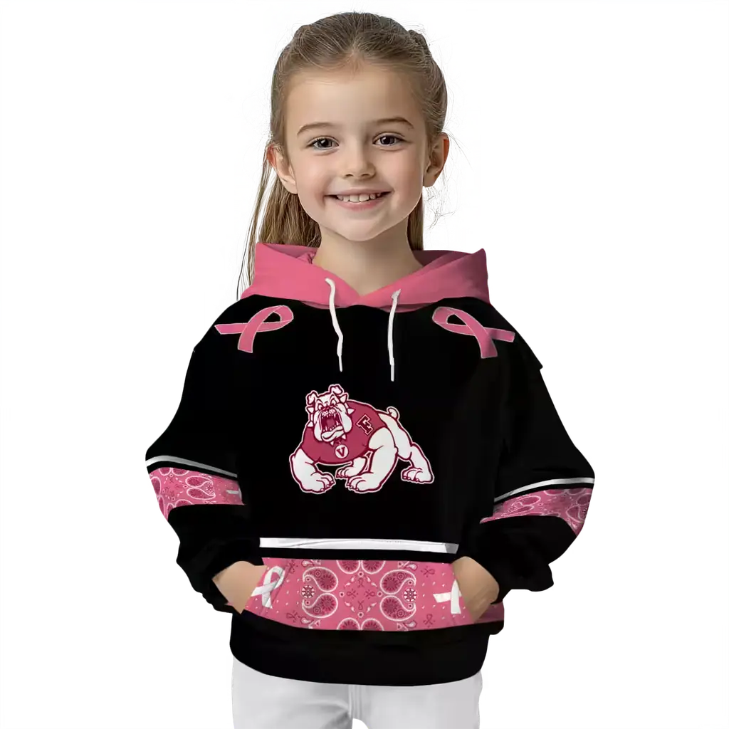 fresno state bulldogs awareness ribbon black pink hoodie top rated fresno state bulldogs awareness ribbon black pink hoodie top rated