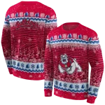 fresno state bulldogs christmas trees red hoodie best selling