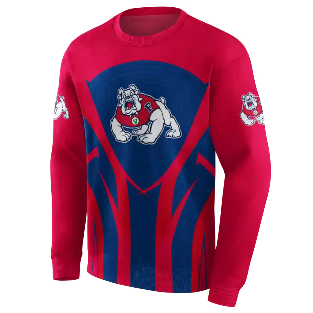 fresno state bulldogs concentric lines red black hoodie new arrival fresno state bulldogs concentric lines red black hoodie new arrival