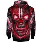 fresno state bulldogs demonic skull red black hoodie best selling