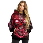 fresno state bulldogs demonic skull red black hoodie best selling