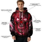 fresno state bulldogs demonic skull red black hoodie best selling
