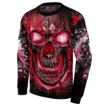 fresno state bulldogs demonic skull red black hoodie best selling