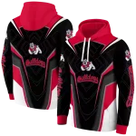 fresno state bulldogs futuristic pattern red black hoodie best selling