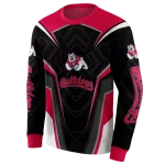 fresno state bulldogs futuristic pattern red black hoodie best selling