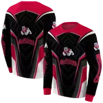 fresno state bulldogs futuristic pattern red black hoodie best selling