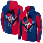 fresno state bulldogs heartbeat graphic red hoodie best selling