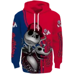 fresno state bulldogs jack skellington red hoodie best selling
