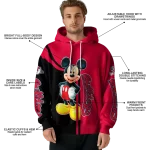 fresno state bulldogs mickey mouse red black hoodie best selling