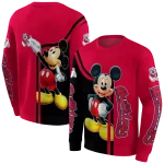 fresno state bulldogs mickey mouse red black hoodie best selling