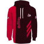 fresno state bulldogs monogram pattern red hoodie best selling