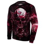 fresno state bulldogs skull artwork red black hoodie best selling