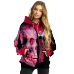 fresno state bulldogs skull motif red black hoodie best selling