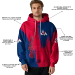 fresno state bulldogs splatter effect red hoodie best selling