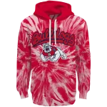 fresno state bulldogs tie dye pattern red hoodie best selling