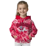 fresno state bulldogs tie dye pattern red hoodie best selling