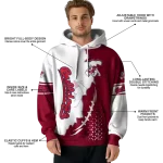 fresno state bulldogs triangular pattern red white hoodie best selling
