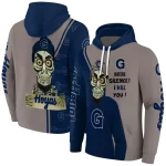 georgetown hoyas achmed skull blue hoodie best selling