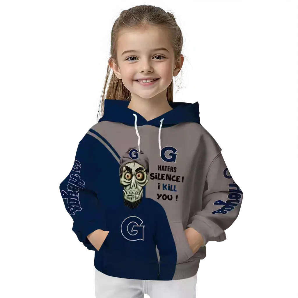 georgetown hoyas achmed skull blue hoodie top rated georgetown hoyas achmed skull blue hoodie top rated