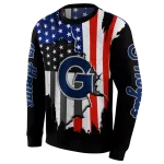 georgetown hoyas american pride black hoodie best selling