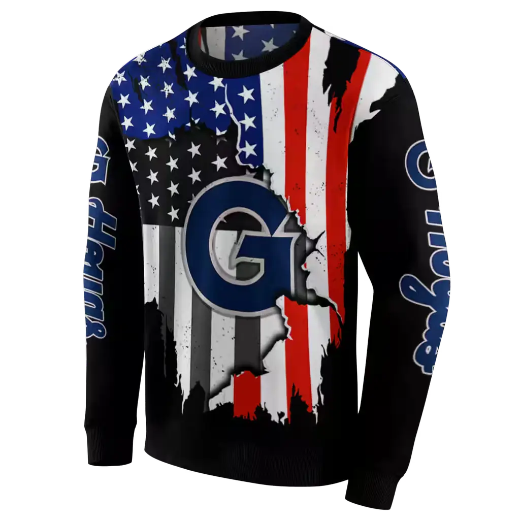 georgetown hoyas american pride black hoodie new arrival georgetown hoyas american pride black hoodie new arrival