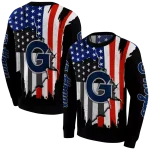 georgetown hoyas american pride black hoodie best selling