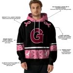 georgetown hoyas awareness ribbon black pink hoodie best selling