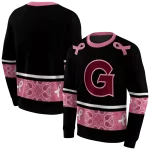 georgetown hoyas awareness ribbon black pink hoodie best selling