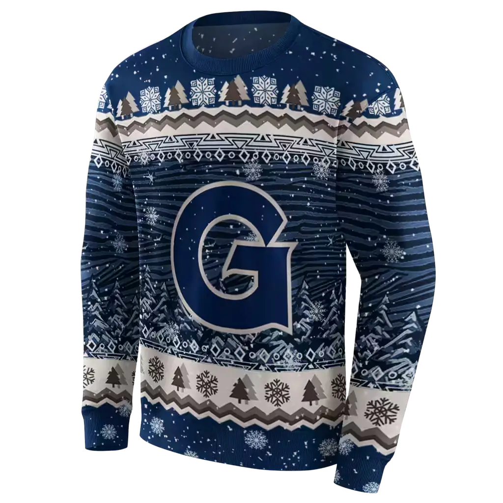 georgetown hoyas christmas trees blue hoodie new arrival georgetown hoyas christmas trees blue hoodie new arrival