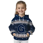 georgetown hoyas christmas trees blue hoodie best selling