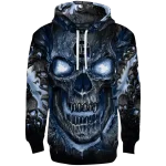 georgetown hoyas demonic skull blue black hoodie best selling