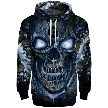 georgetown hoyas demonic skull blue black hoodie best selling