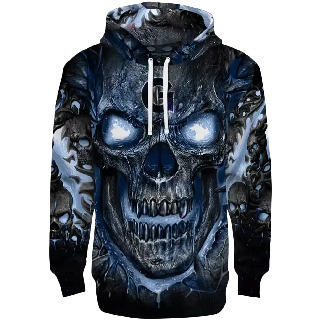 georgetown hoyas demonic skull blue black hoodie best selling georgetown hoyas demonic skull blue black hoodie best selling