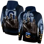 georgetown hoyas halloween vibes blue black hoodie best selling