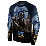 georgetown hoyas halloween vibes blue black hoodie best selling