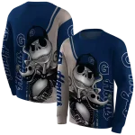georgetown hoyas jack skellington blue hoodie best selling