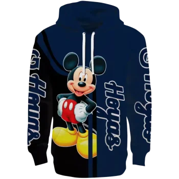 georgetown hoyas mickey mouse blue black hoodie best selling